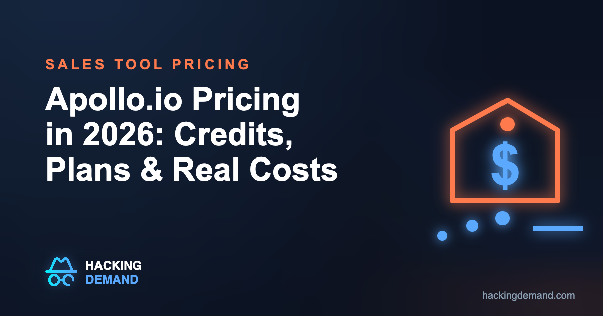 Apollo.io pricing in 2026: credits, plans and real costs