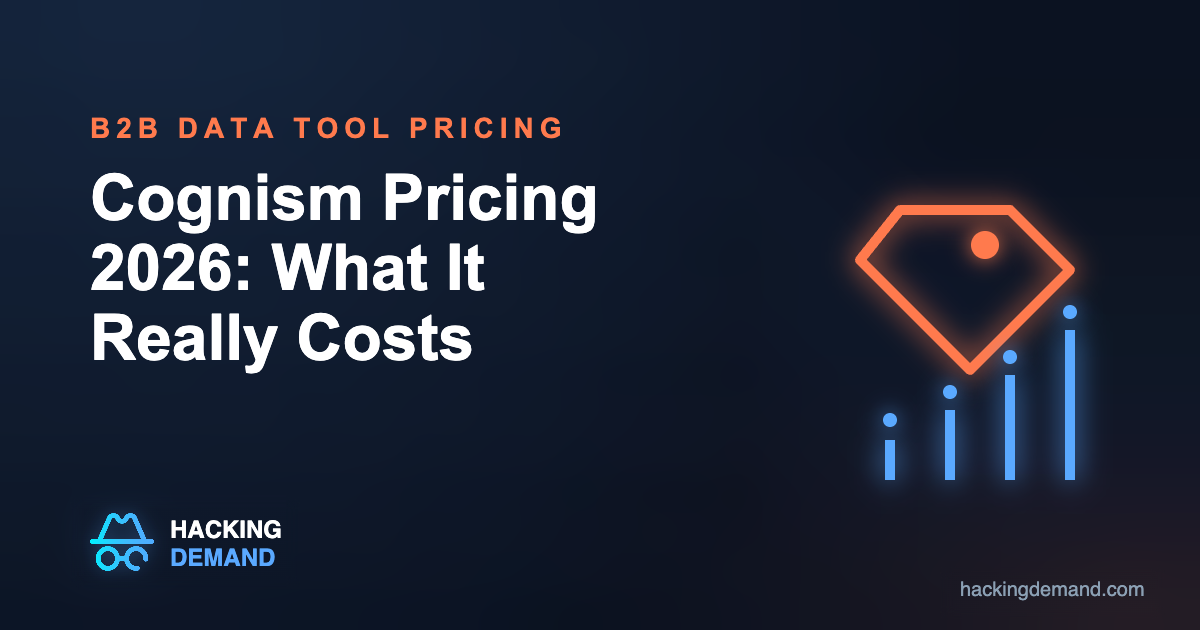 Cognism pricing 2026 breakdown