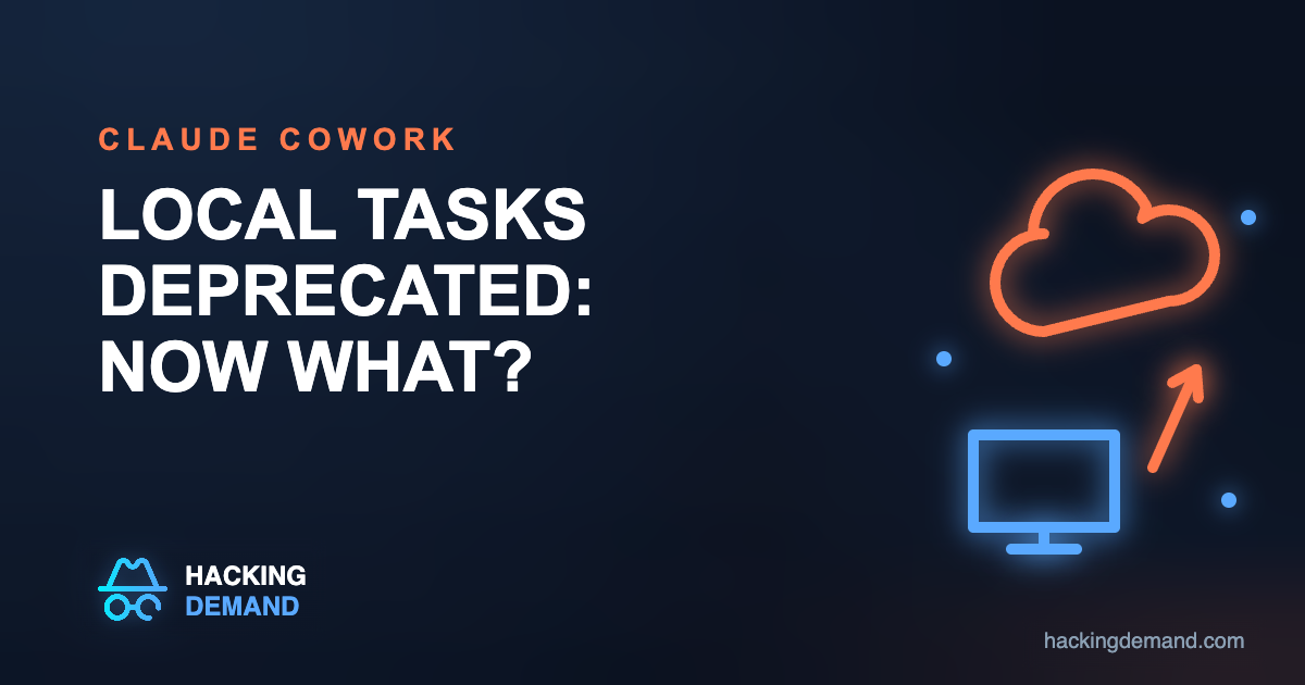 Claude Cowork local tasks deprecated, migration to cloud illustration