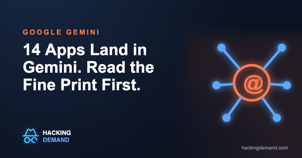 14 apps land in Gemini, read the fine print first