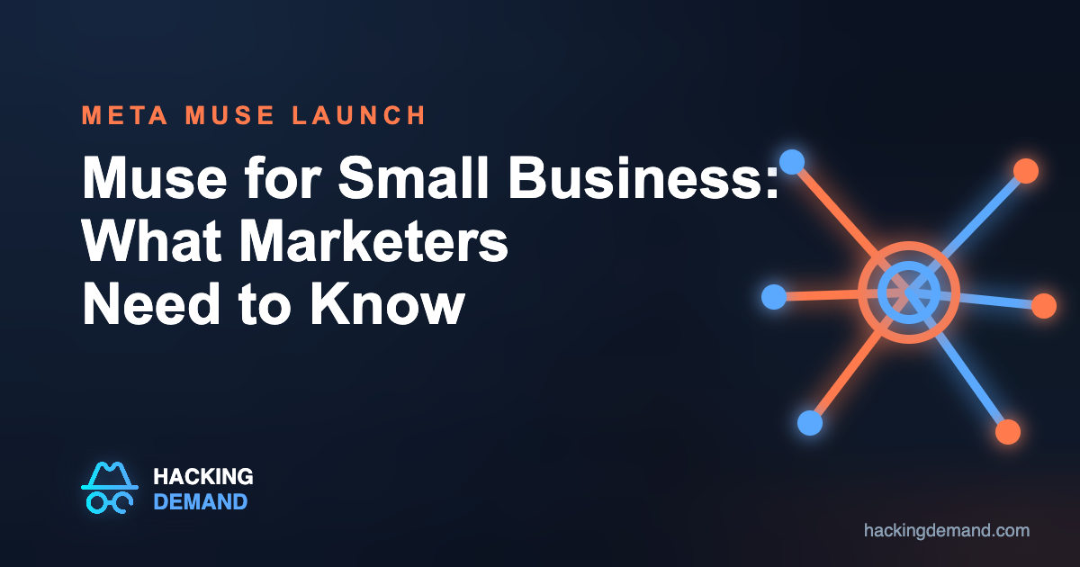 Meta Muse for Small Business connector hub illustration