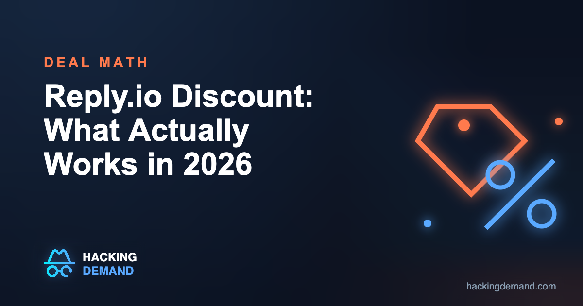 Reply.io discount: what actually works in 2026