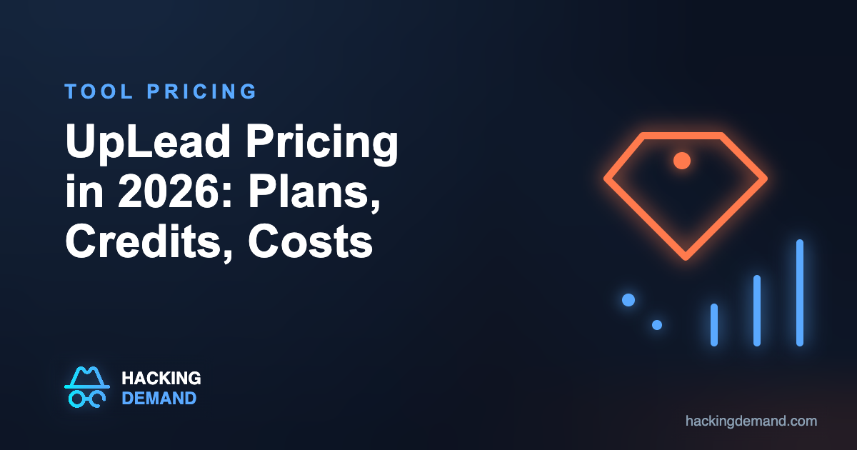 UpLead pricing 2026: plans, credits and costs
